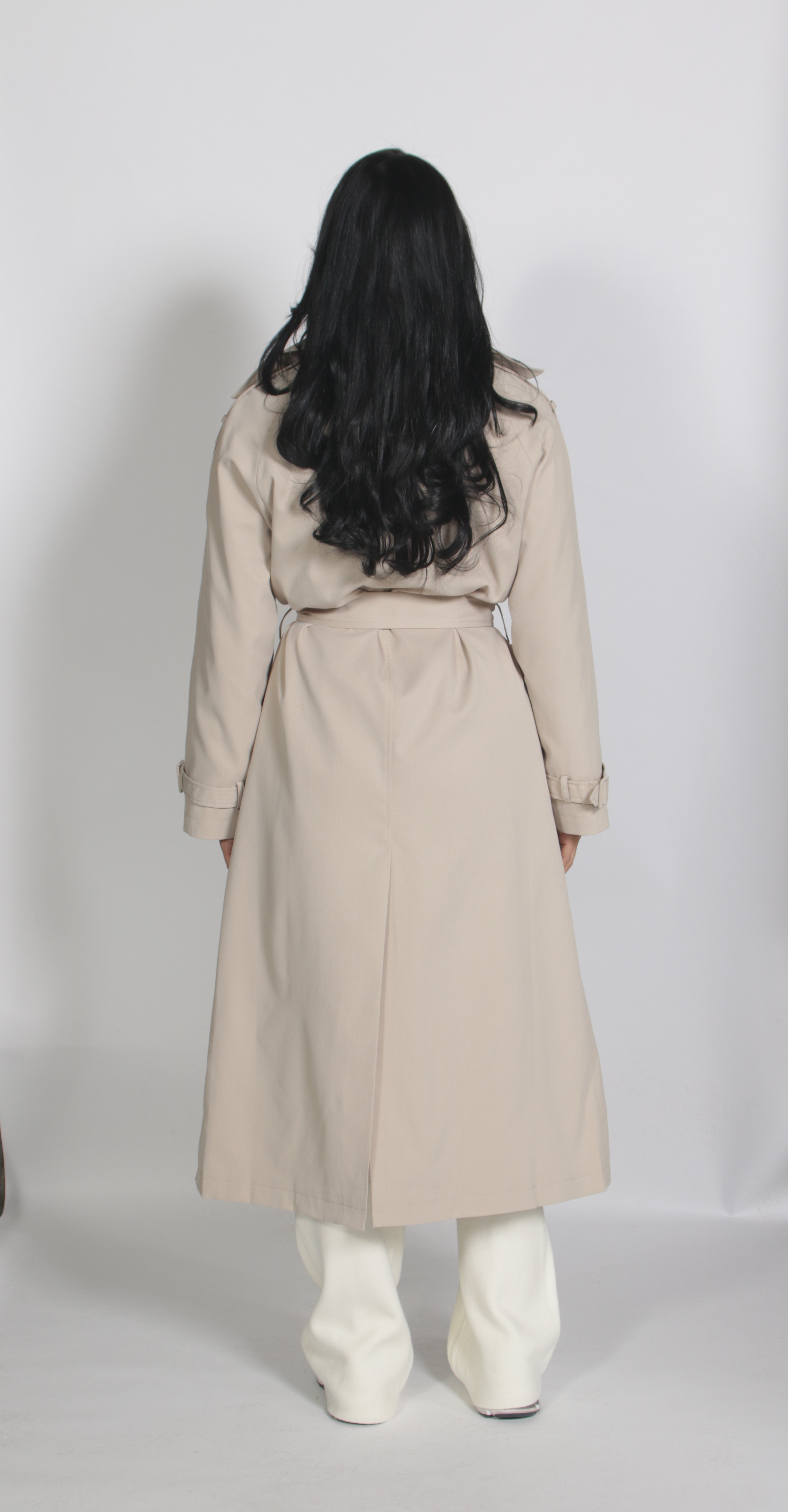Maxi trench coat Beige