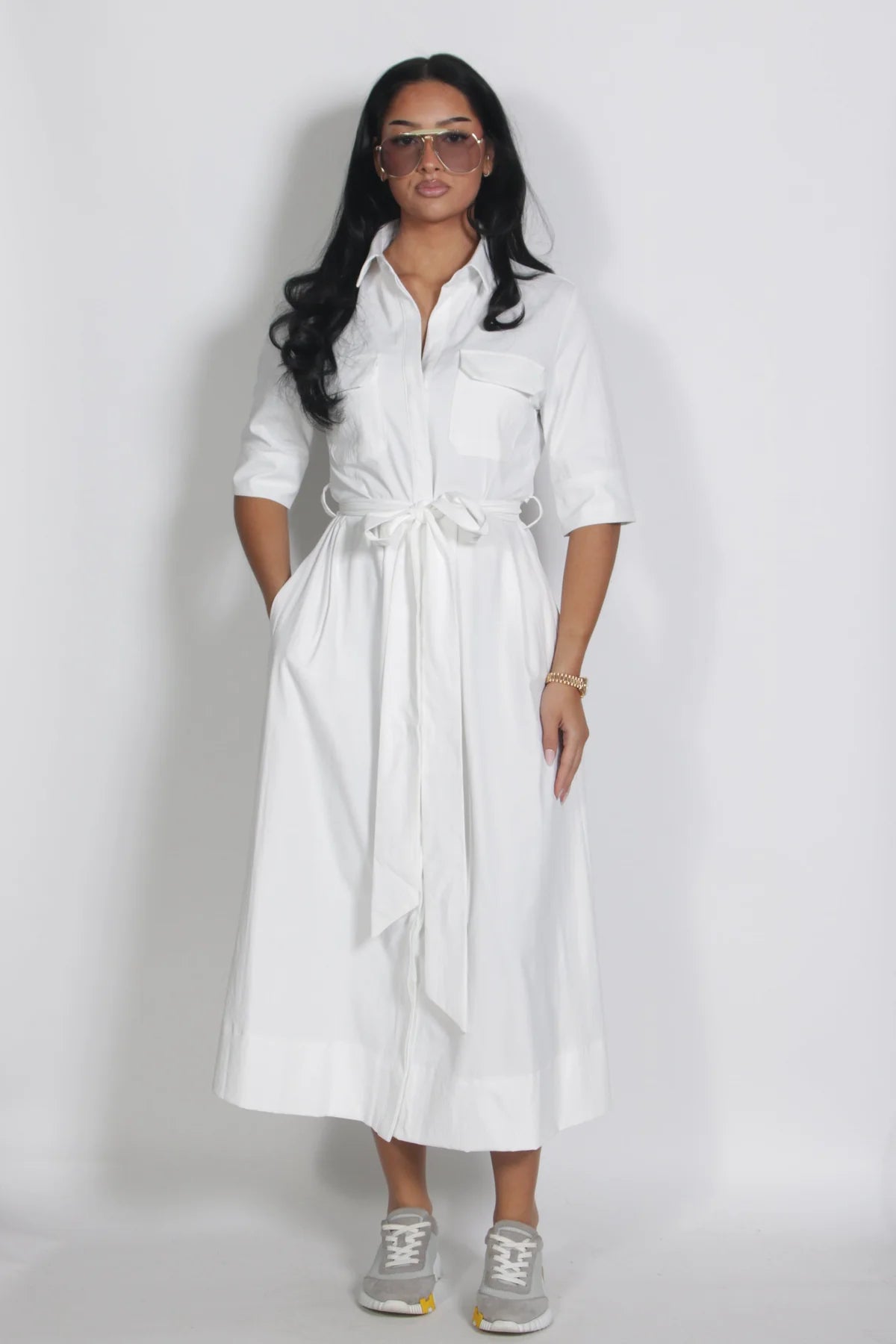 Lara Dress White