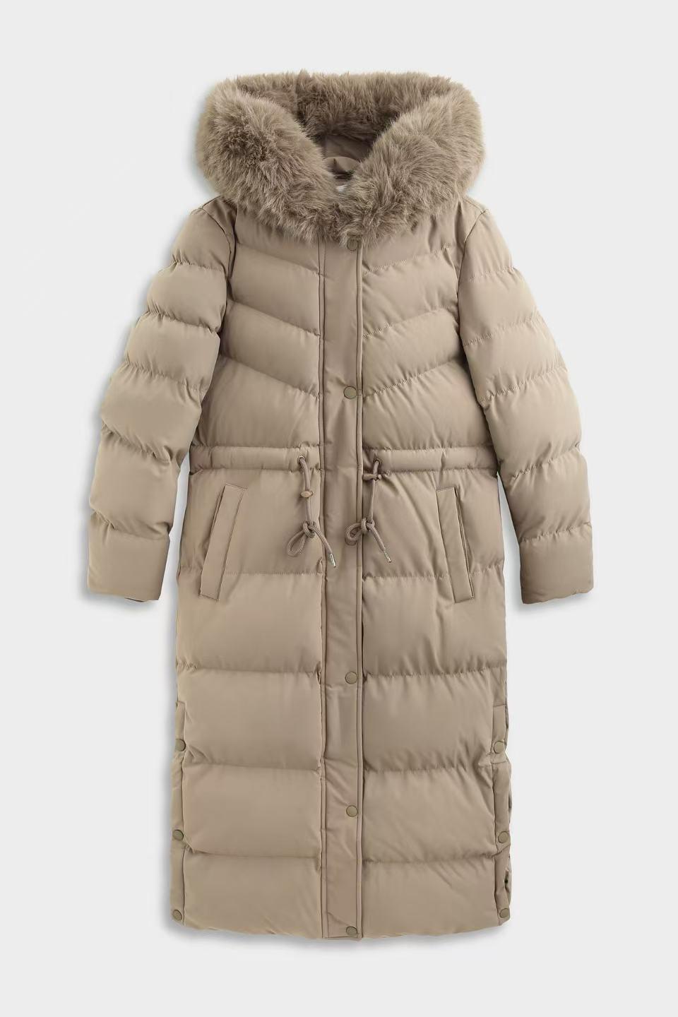 Elise puffer Taupe 