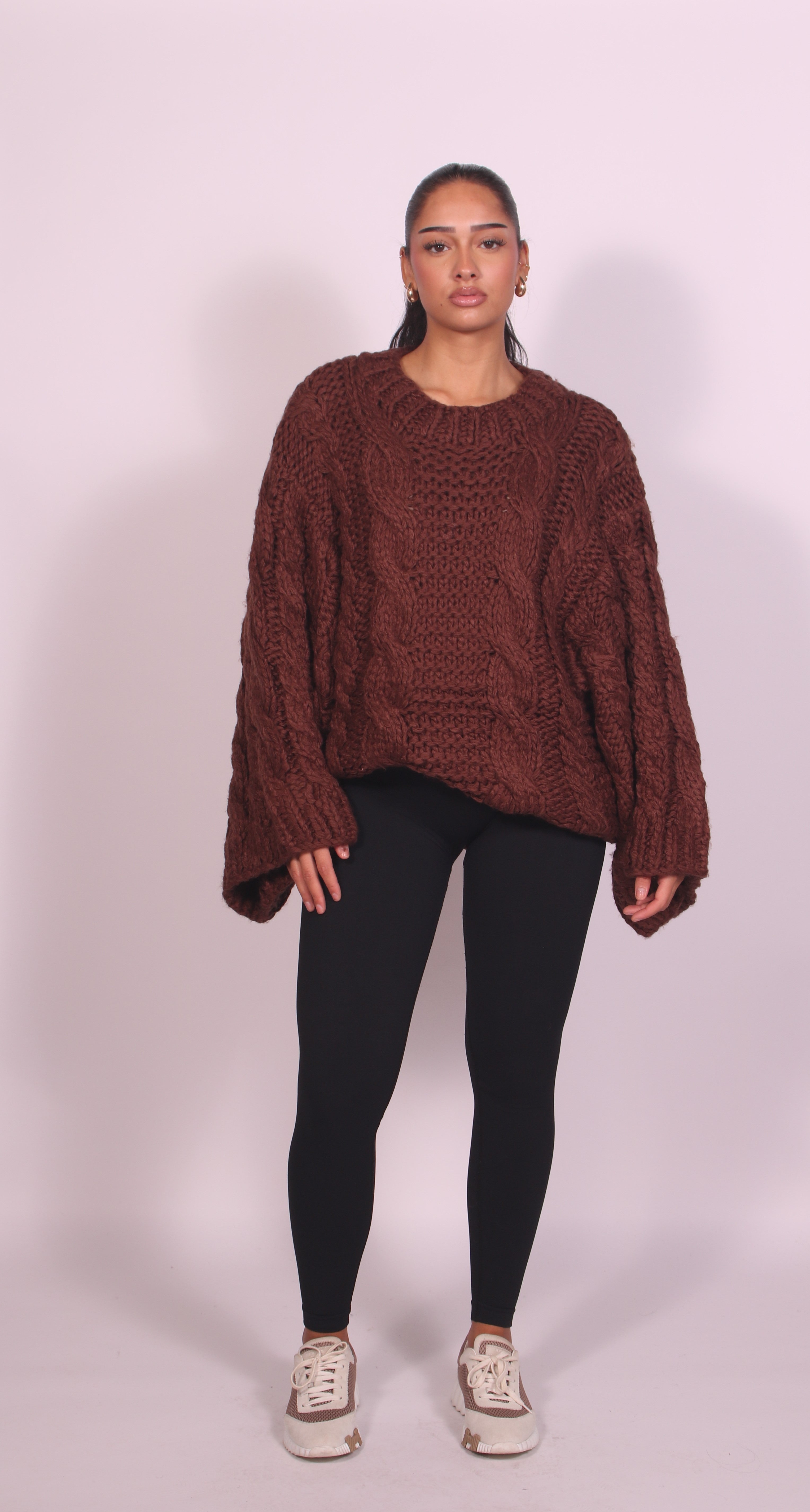 Exclusive handmade sweater Brown