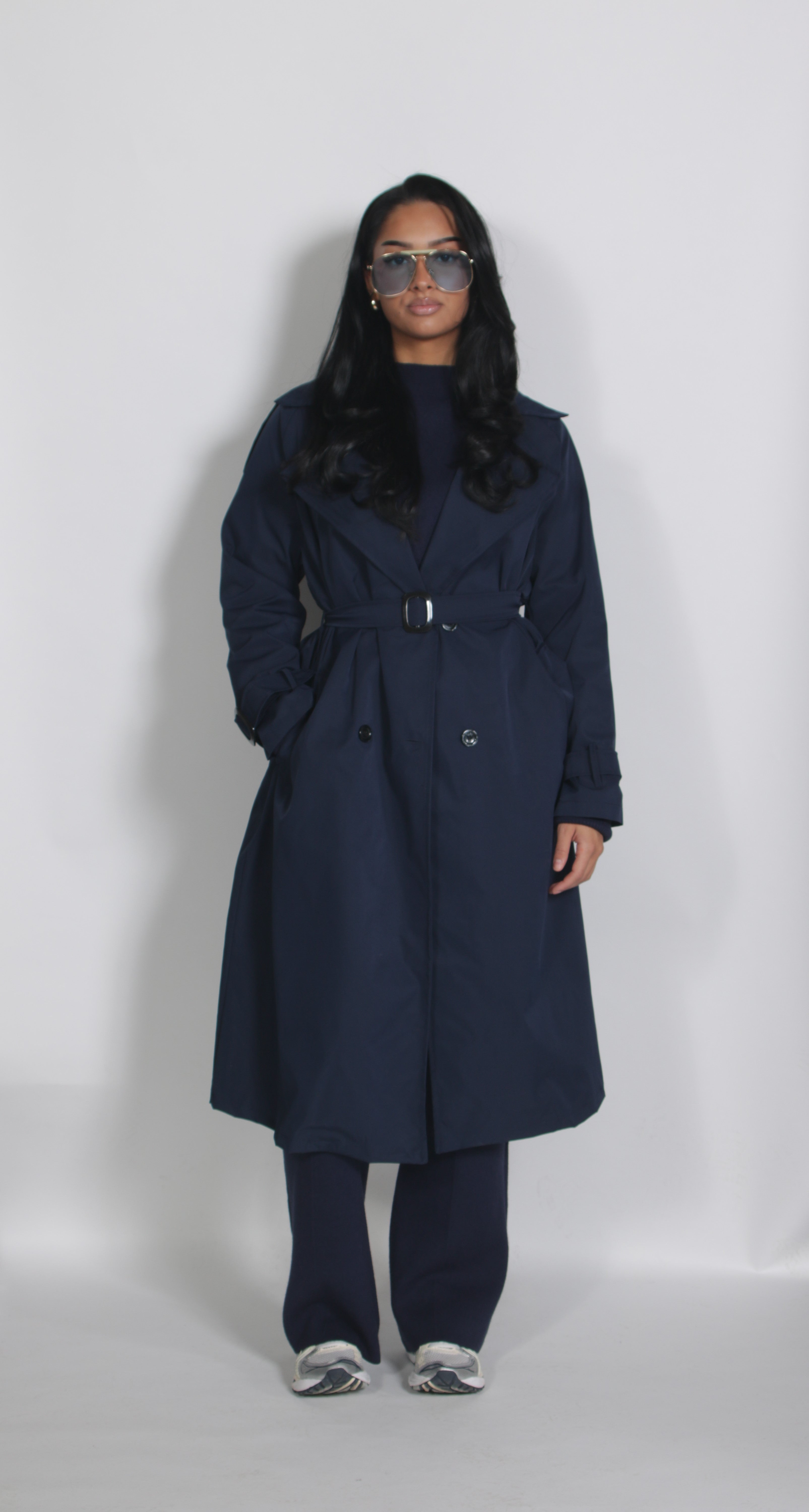 Midline trench coat Navy 