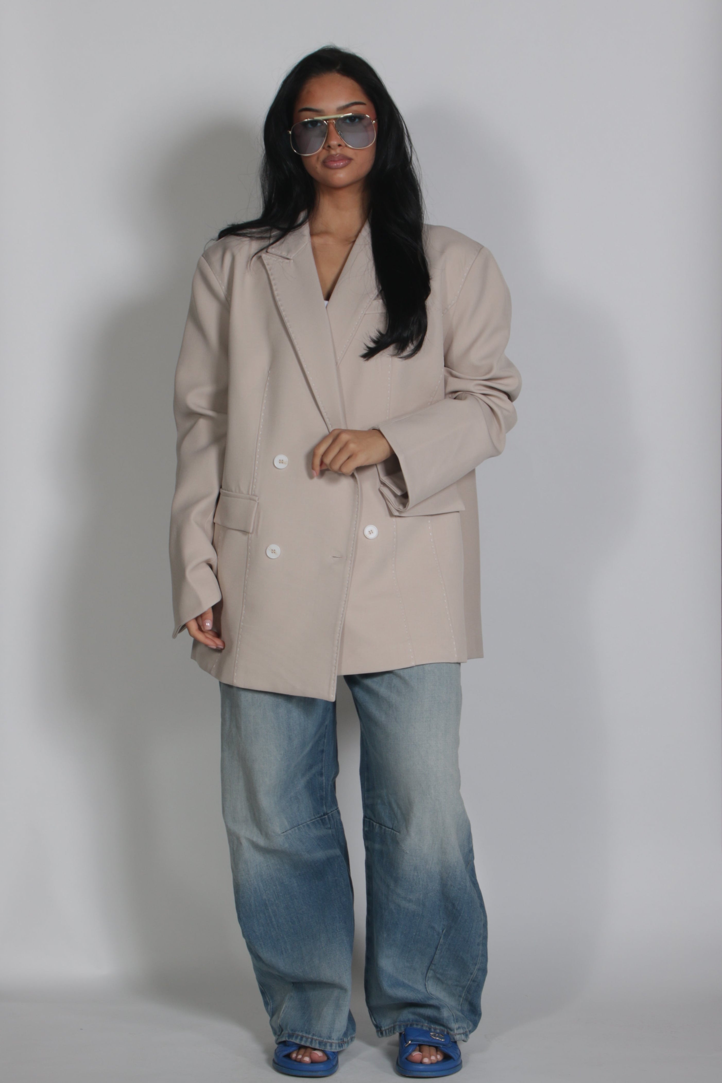 Stick blazer Beige 